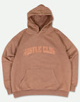 Varsity Oversized Hoodie (Washed Brown)
