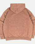 Varsity Oversized Hoodie (Washed Brown)