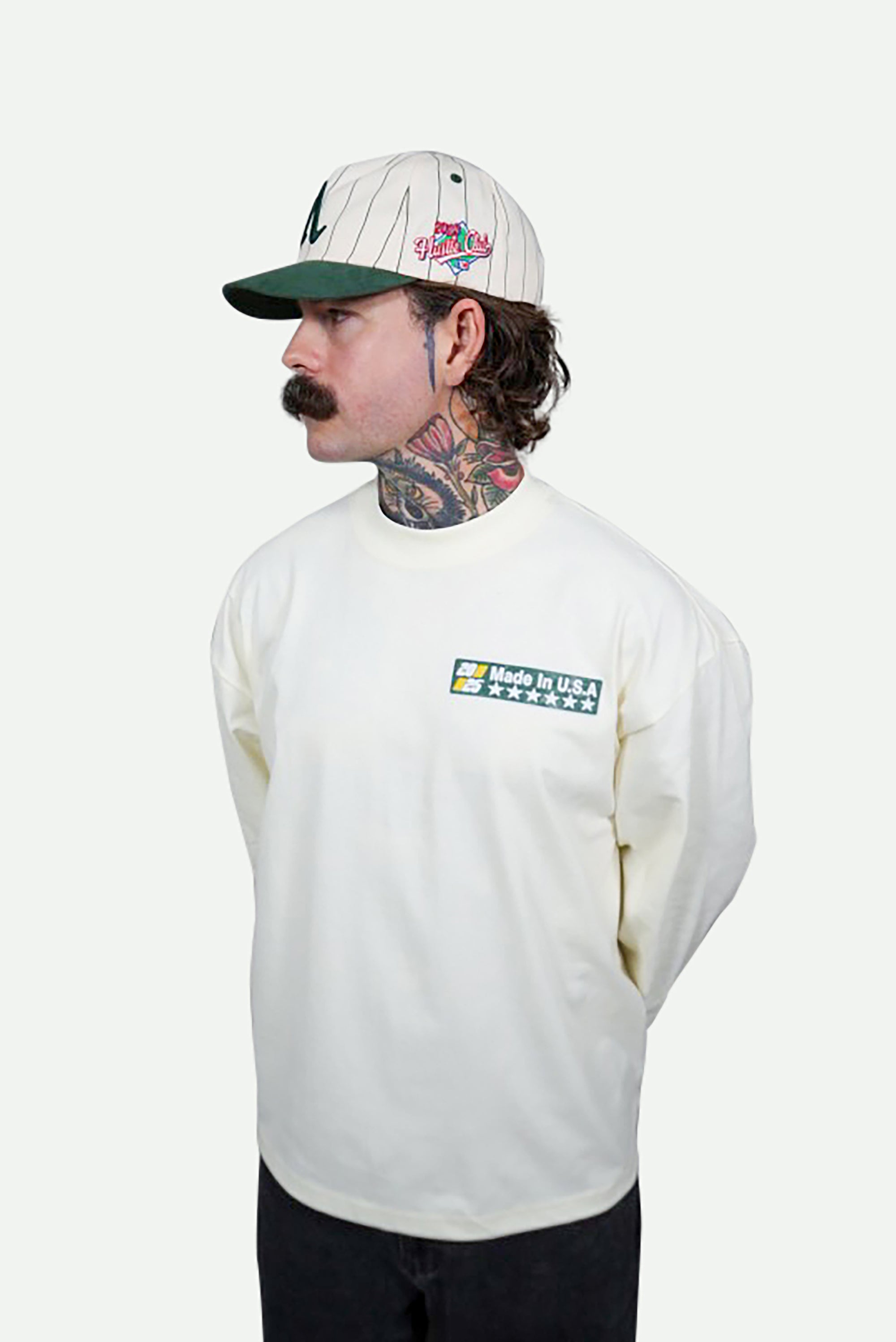 Game Day Classic Cap (Green Pin-Stripe)