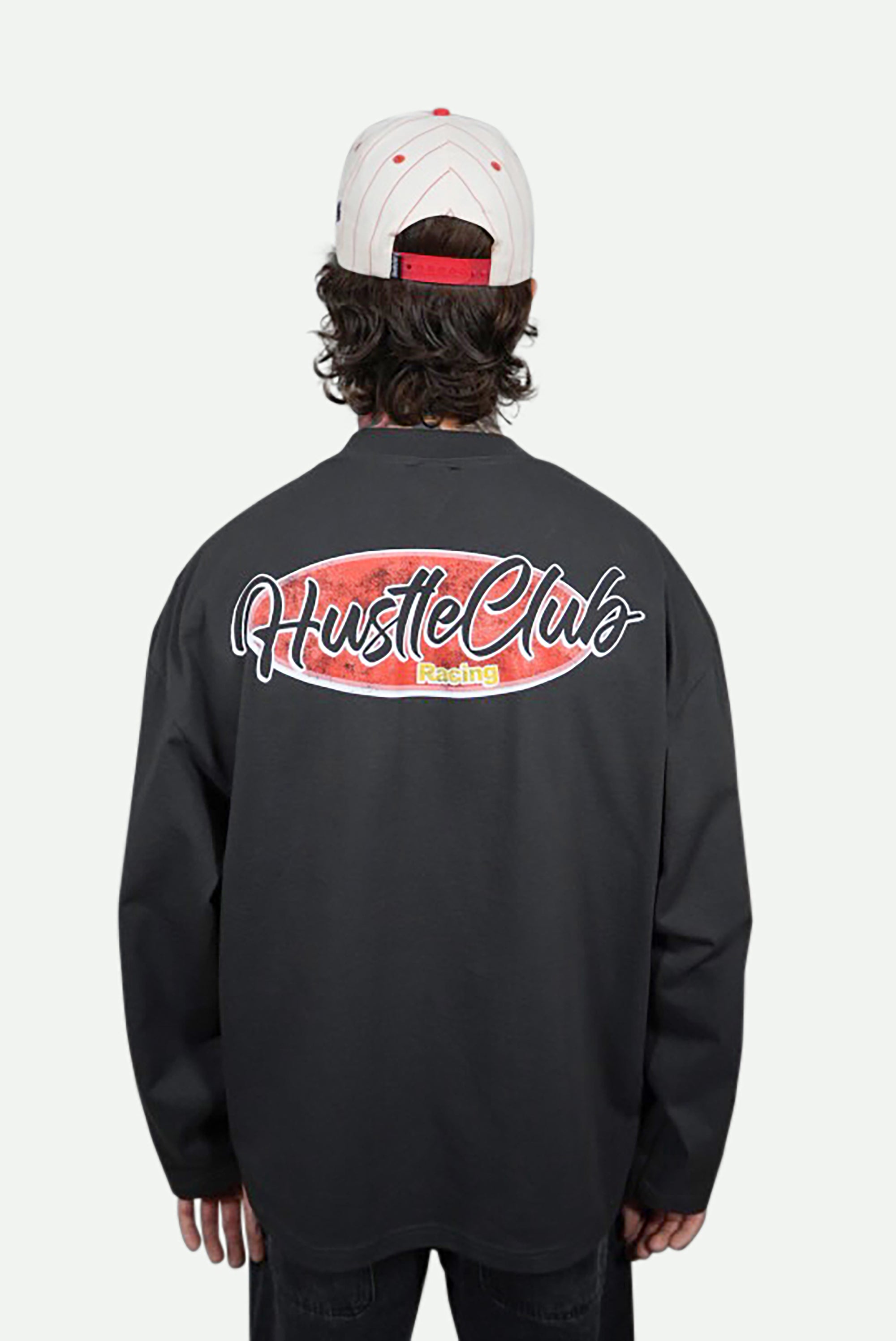 Race Long Sleeve (Off-Black)