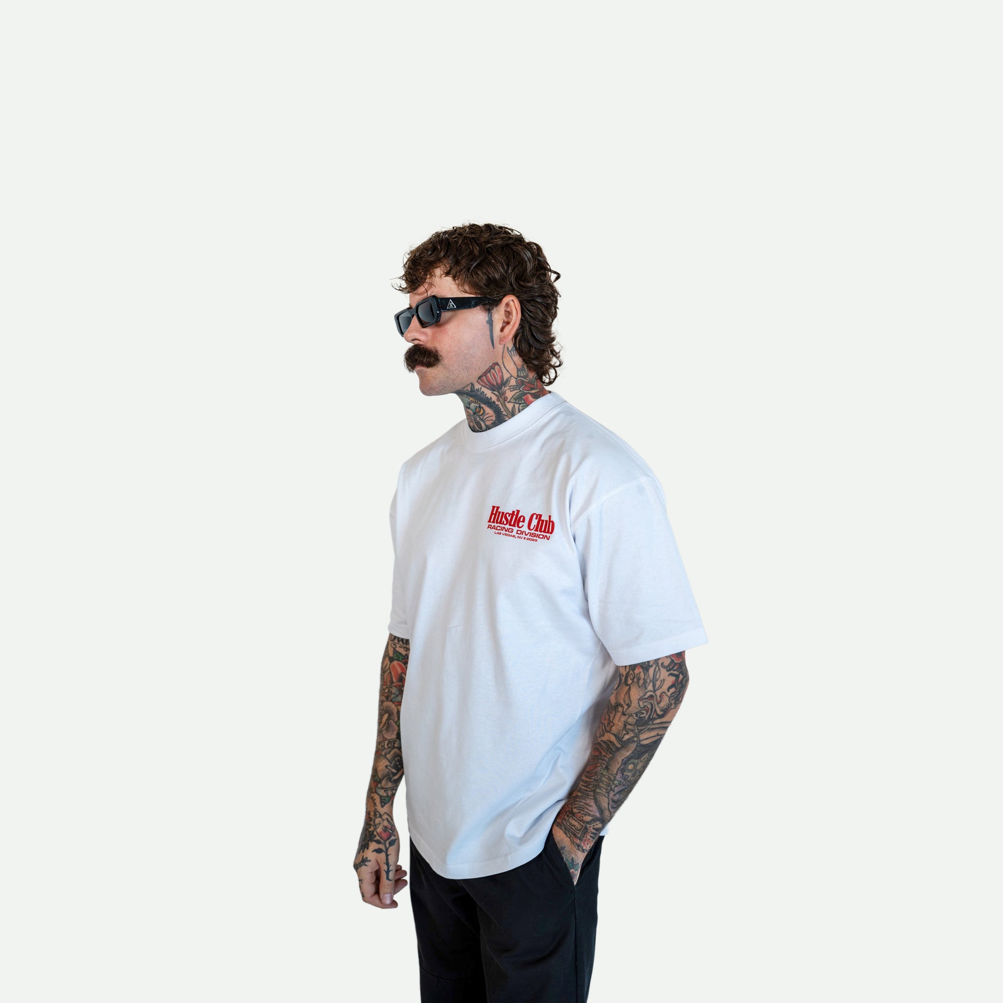 LV Racing Division Tee - White