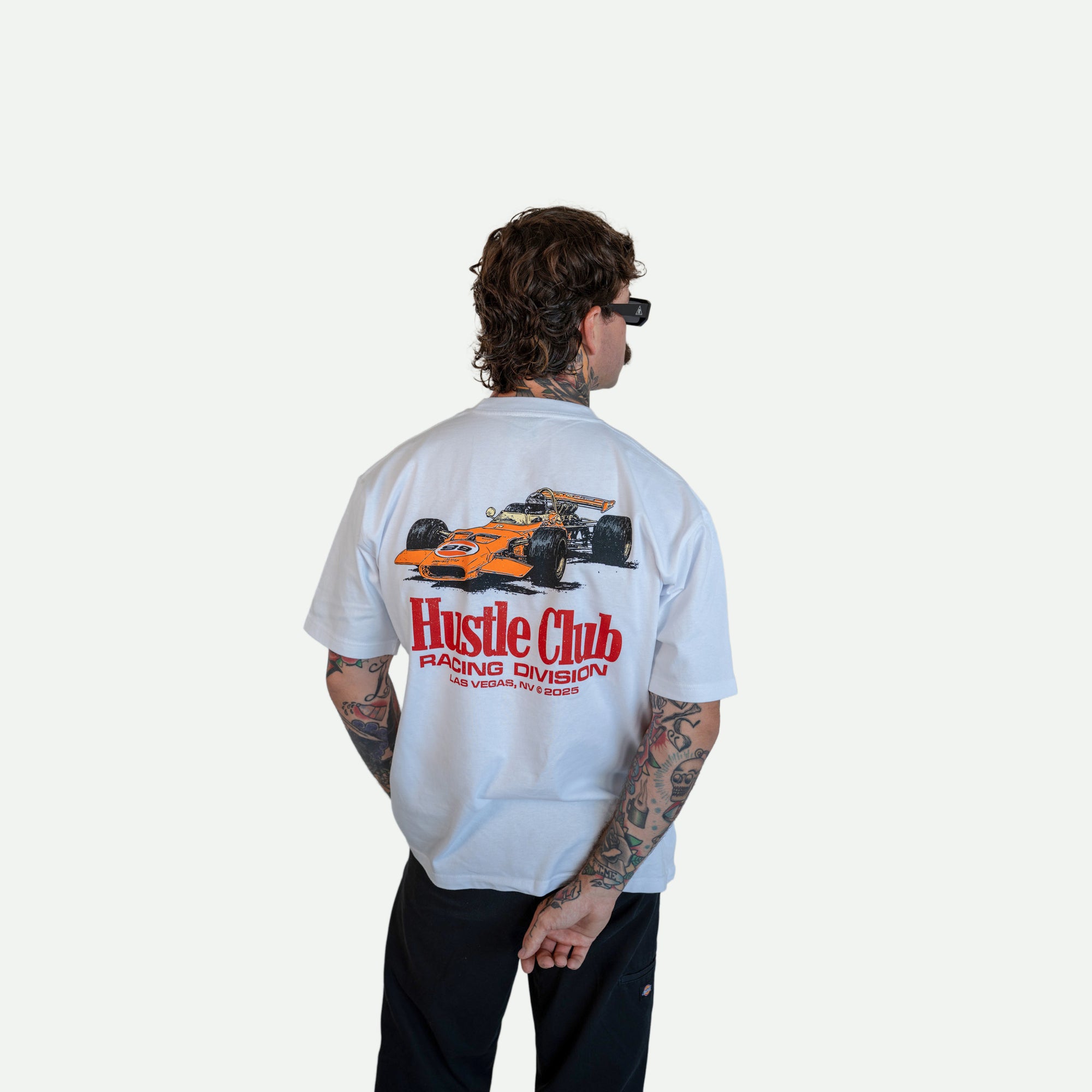 LV Racing Division Tee - White