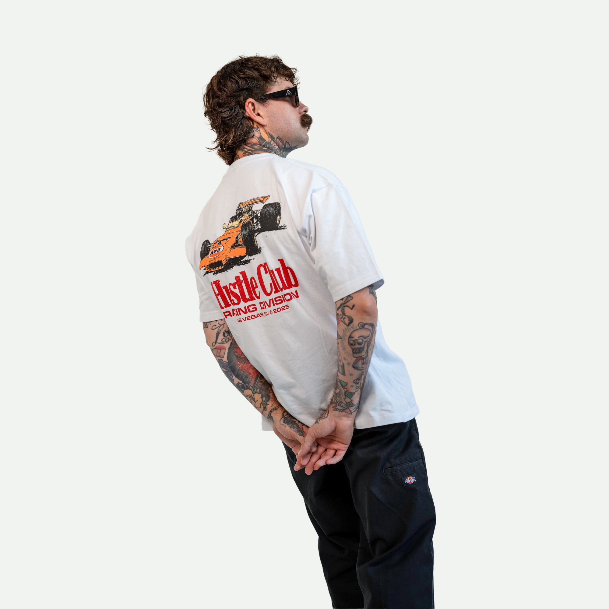 LV Racing Division Tee - White