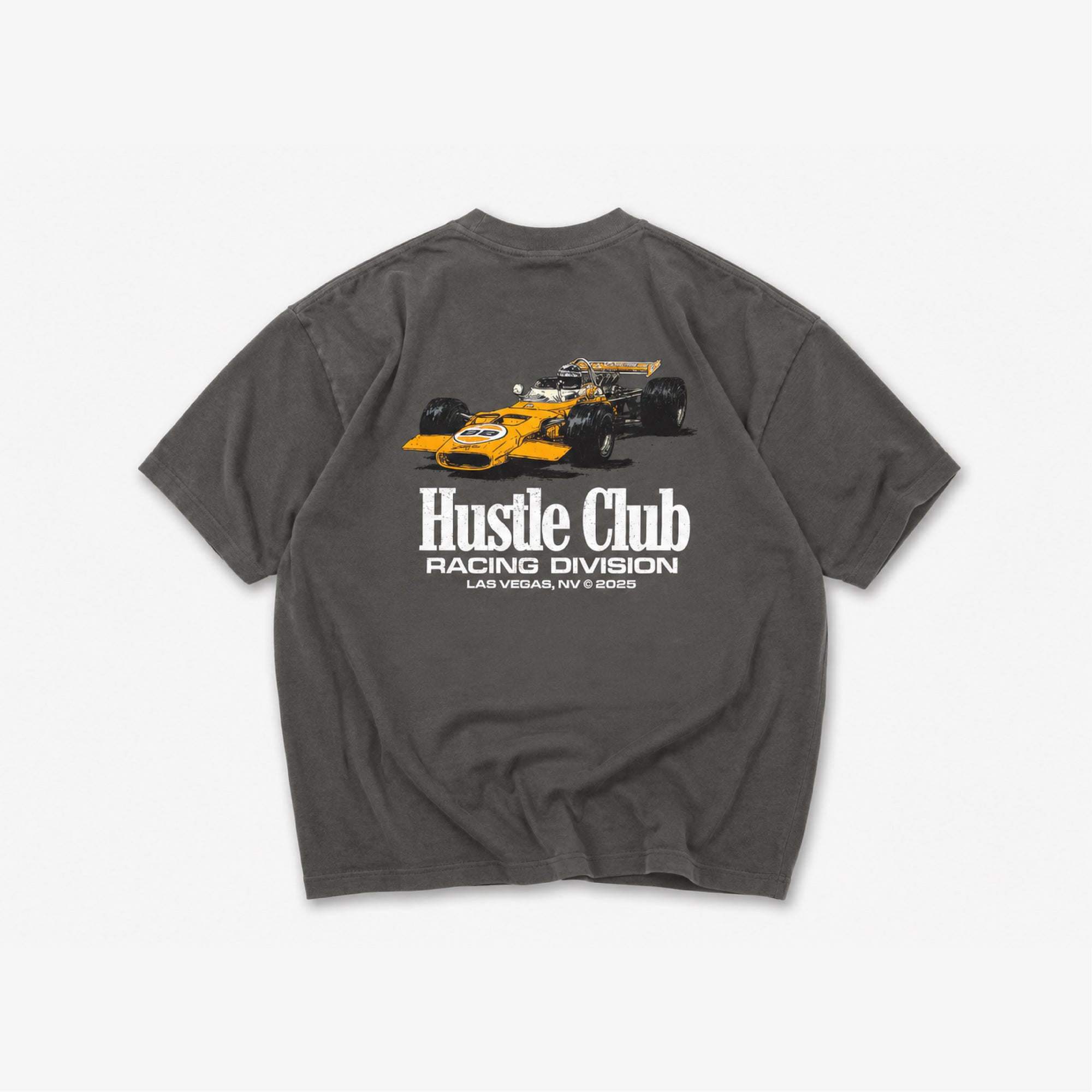 LV Racing Division Tee - Washed Grey